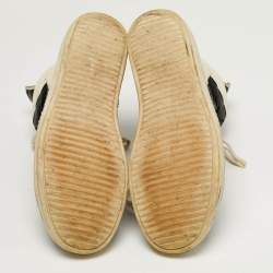 Pre Owned حذاء رياضي ريك أوينز جيو باسكت جلد أسود مقاس 41