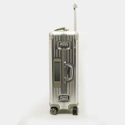 مملوكة مسبقًا حقيبة سفر ريموا تشيك إن فضي ألومنيوم كبير