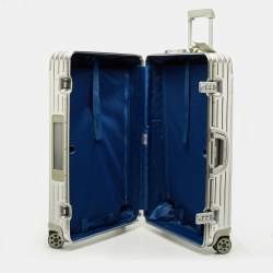 مملوكة مسبقًا حقيبة سفر ريموا تشيك إن فضي ألومنيوم كبير