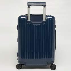 Pre Owned حقيبة سفر ريموا x بتوليمي مان زرقاء منتصف الليل بولي كربونات كابينة الأساسية