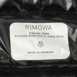 Pre Owned حقيبة سفر ريموا x مونكلير فضية من الألومنيوم العاكس كابينة