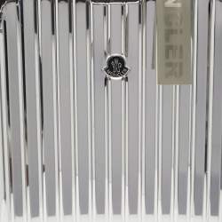 Pre Owned حقيبة سفر ريموا x مونكلير فضية من الألومنيوم العاكس كابينة