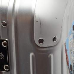 Pre Owned حقيبة سفر ريموا x فندي رمادية FF ألومنيوم كابينة ترولي