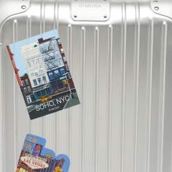 Pre Owned حقيبة سفر ريموا x فندي رمادية FF ألومنيوم كابينة ترولي