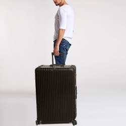 مملوكة مسبقًا Rimowa Original Check-In L Black Aluminum Luggage