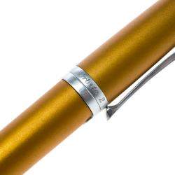 Roberge Orbite 2 Diamond Grey and Yellow Ochre Aluminium Rollerball Pen