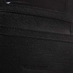 Pre Owned Roberto Cavalli Black Leather Card Holder