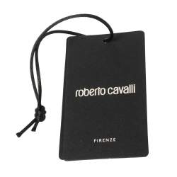 Roberto Cavalli Maroon/Black Zebra Print Fabric and Leather Mini Backpack