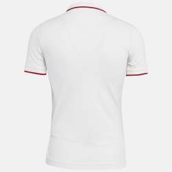 Roberto Cavalli White Cotton Pique Polo T-Shirt S