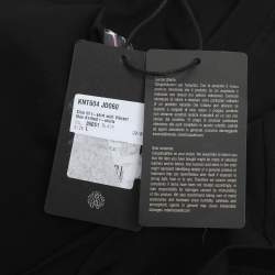 Pre Owned Roberto Cavalli Black Jersey Logo T-Shirt L