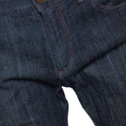 Pre Owned Roberto Cavalli  Blue Denim Straight Fit Jeans M