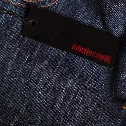 Pre Owned Roberto Cavalli  Blue Denim Straight Fit Jeans M