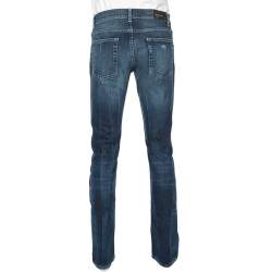 Pre Owned Roberto Cavalli Blue Denim Straight Fit Jeans L