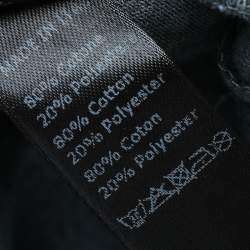 Pre Owned Roberto Cavalli Gym Grey Velvet Track Pants 3XL