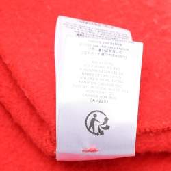 Roberto Cavalli Orange Cotton Knit Blend Tiger Print Sweatshirt L