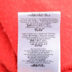 Roberto Cavalli Orange Cotton Knit Blend Tiger Print Sweatshirt L