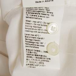 Just Cavalli White Cotton Button Front Shirt XL