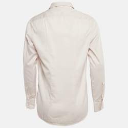 Pre Owned Roberto Cavalli Pink Cotton Long Sleeve Shirt XL