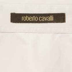 Pre Owned Roberto Cavalli Pink Cotton Long Sleeve Shirt XL
