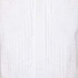 مملوكة مسبقًا Roberto Cavalli White Cotton Button Front Shirt M