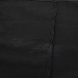 مملوكة مسبقًا تي شيرت روبيرتو كافالي أسود بطبعة نمر كم كامل مقاس متوسط - ميديام