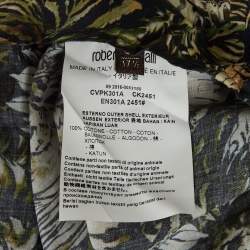 Pre Owned Roberto Cavalli Multicolor Tiger Print Cotton Shirt XXL