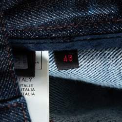 Roberto Cavalli Indigo Light Wash Denim Straight Fit Jeans M 