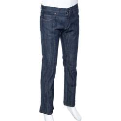 Roberto Cavalli Indigo Light Wash Denim Straight Fit Jeans M 