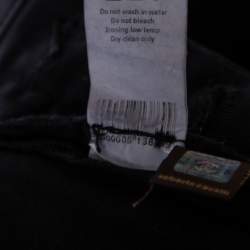 Pre Owned Roberto Cavalli Black Denim Straight Fit Jeans M