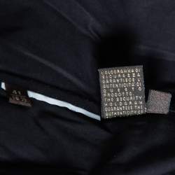 Pre Owned Roberto Cavalli Black Cotton Logo Crest Embroidered Button Front Shirt XL