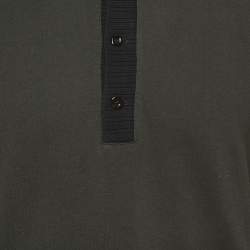 Pre Owned Roberto Cavalli Multicolor Patterned Cotton Polo T-Shirt 4XL