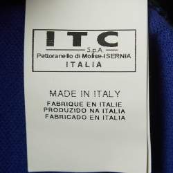 Pre Owned Roberto Cavalli Multicolor Patterned Cotton Polo T-Shirt 4XL