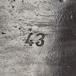 Pre Owned Roberto Cavalli Brown Croc Embossed Leather Slip On Loafers Size 43