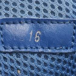 Pre Owned Roberto Cavalli Multicolor Suede and Leather Lace Up Sneakers Size 40