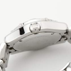 Pre Owned Roberto Cavalli Black Stainless Steel Diamond Time R7253116525 Men's Wristwatch 41 mm