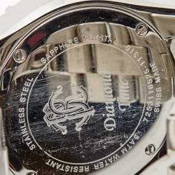 Pre Owned Roberto Cavalli Black Stainless Steel Diamond Time R7253116525 Men's Wristwatch 41 mm