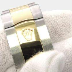 Rolex Champagne 18k Yellow Gold Stainless Steel Datejust 126333 Automatic Men's Wristwatch 41 mm