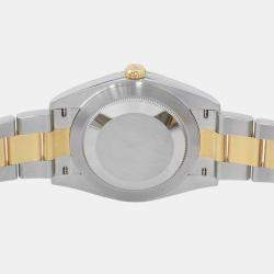 Rolex Champagne 18k Yellow Gold Stainless Steel Datejust 126333 Automatic Men's Wristwatch 41 mm