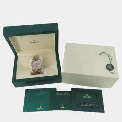 Rolex Sundust 18k Rose Gold Stainless Steel Datejust 126301 Automatic Men's Wristwatch 41 mm