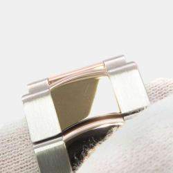 Rolex Sundust 18k Rose Gold Stainless Steel Datejust 126301 Automatic Men's Wristwatch 41 mm