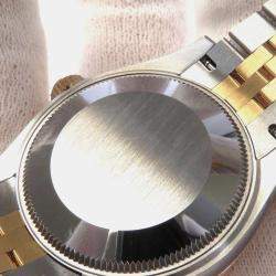 Rolex Dark Grey 18k Yellow Gold Stainless Steel Datejust Automatic Men's Wristwatch 31 mm