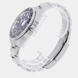 Rolex Black Stainless Steel GMT-Master II 126710 Automatic Men's Wristwatch 40mm