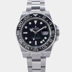 Rolex Black Stainless Steel GMT-Master II 126710 Automatic Men's Wristwatch 40mm