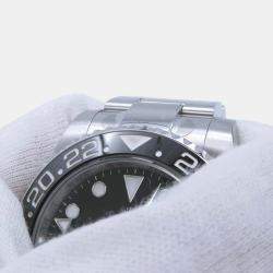 Rolex Black Stainless Steel GMT-Master II 126710 Automatic Men's Wristwatch 40mm
