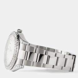 Rolex Custom Green 4.5ct Diamonds Stainless Steel Datejust II  Automatic Men's Wristwatch 41mm