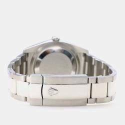 Rolex Custom Red 2.7ct Diamonds Stainless Steel Datejust 116200 Automatic Men's Wristwatch 36mm