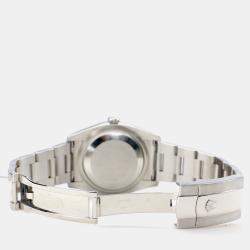 Rolex Custom Silver 2.7ct Diamonds Stainless Steel Datejust 116200 Automatic Men's Wristwatch 36mm