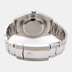 Rolex Custom Chocolate  5ct Diamonds Stainless Steel Datejust II 116300 Automatic Men's Wristwatch 41mm