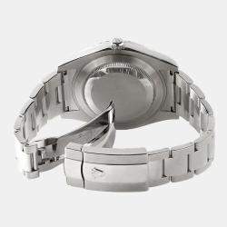 Rolex Custom Chocolate 4.5ct Diamonds Stainless Steel Datejust II  Automatic Men's Wristwatch 41mm
