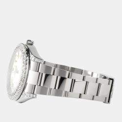 Rolex Custom Chocolate 4.5ct Diamonds Stainless Steel Datejust II  Automatic Men's Wristwatch 41mm